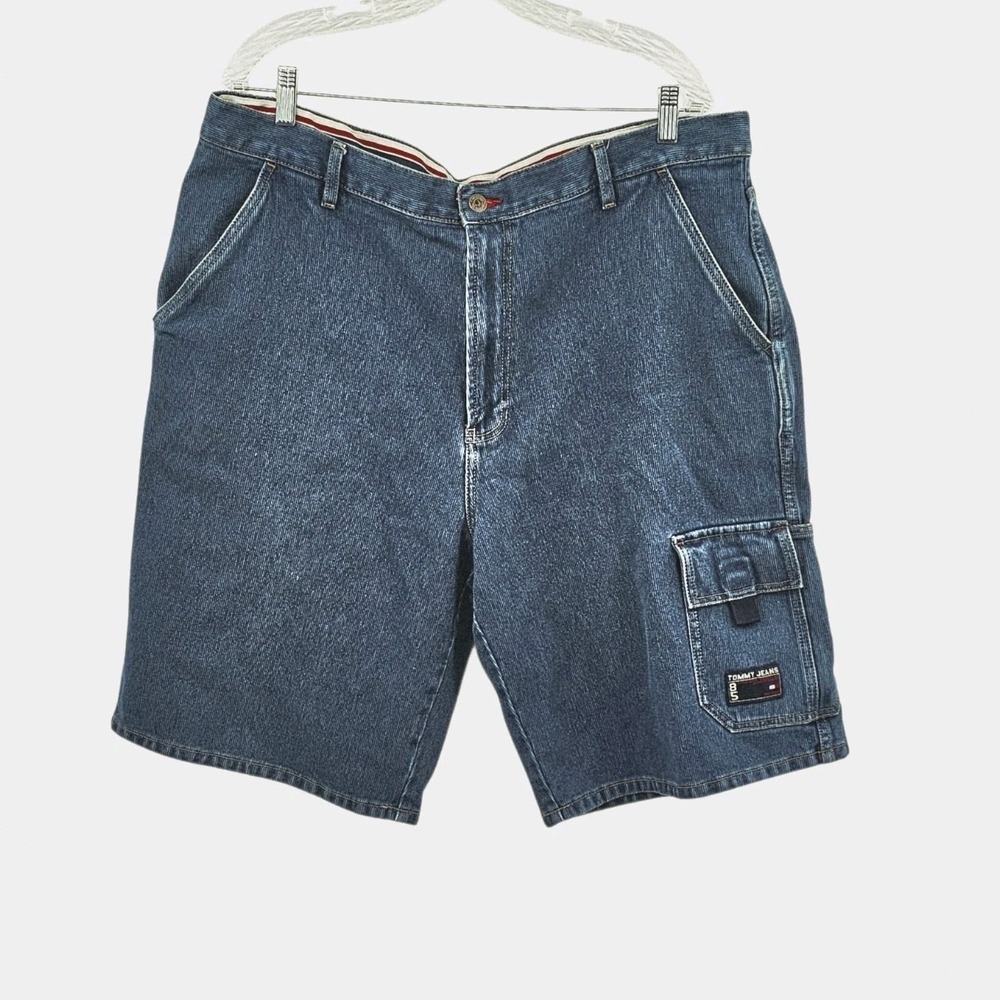 Vintage Tommy Hilfiger Jean Shorts Carpenter Denim Jorts Y2K Men's 40
